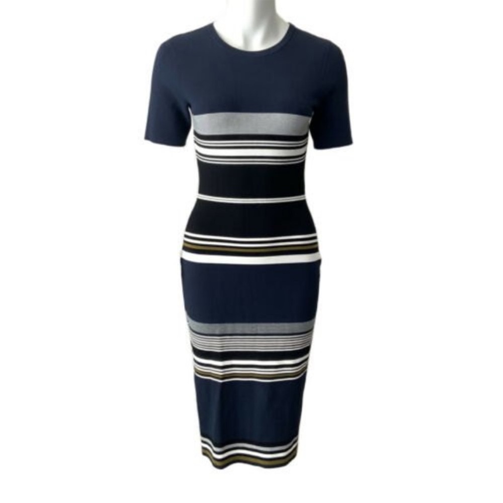 Diane Von Furstenberg Deep Blue Knit Top